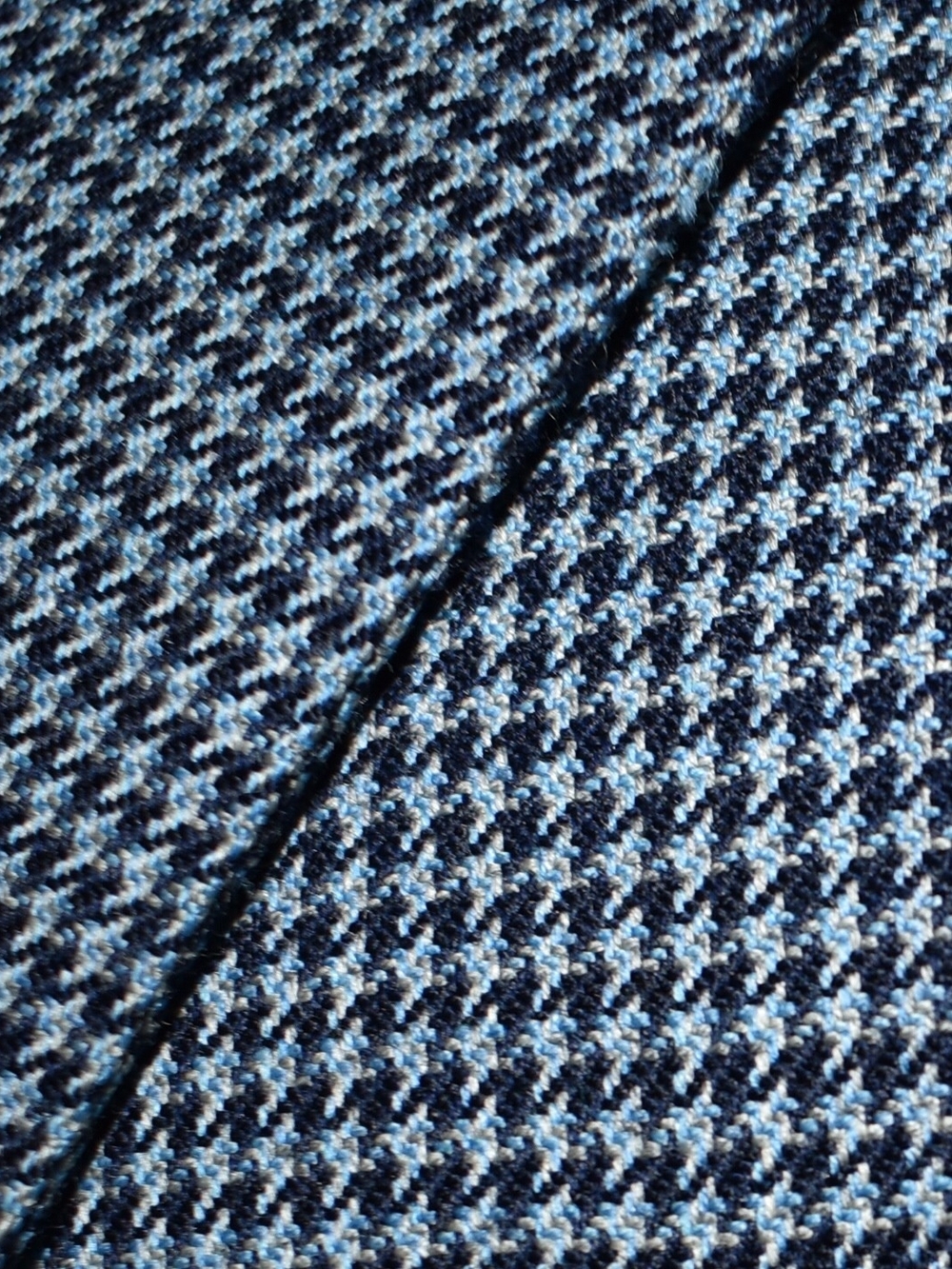 Ermenegildo Zegna 15 Milmil 15 Neiman Marcus Blazer Jacket Blue Houndstooth 44R - Picture 2 of 8